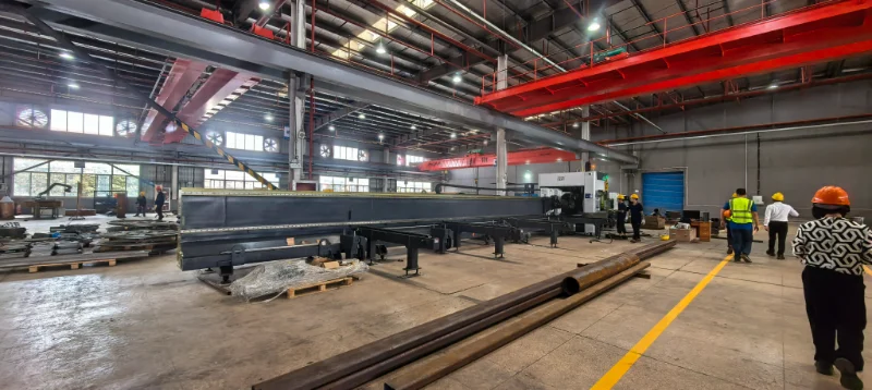 Laser tube cutting machine at Hehua Machinery Technology Kunshan