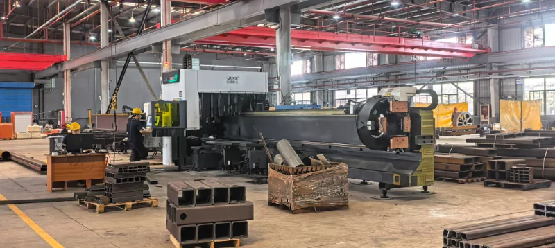 Metal frame fabrication and welding for non-standard automation equipment