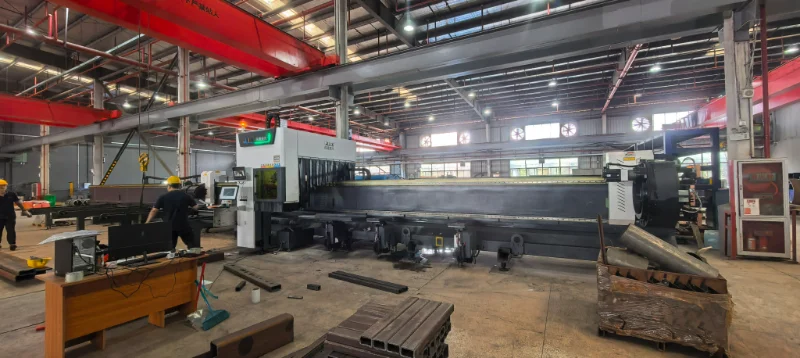 Metal frame fabrication and welding for non-standard automation equipment