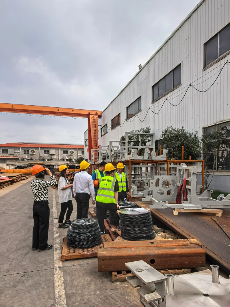 TESMEC and Hehua discuss welding machining and supplier quality requirements TESMEC and Hehua discuss welding machining and supplier quality requirements